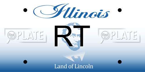 RT Illinois License Plate
