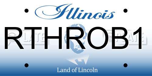 RTHROB1 Illinois License Plate