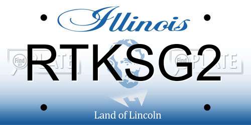 RTKSG2 Illinois License Plate