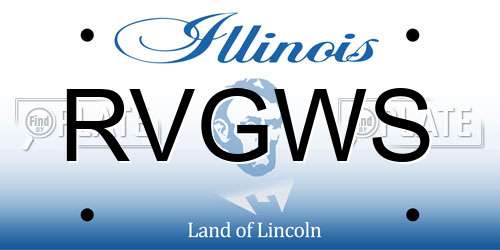 RVGWS Illinois License Plate