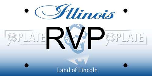 RVP Illinois License Plate