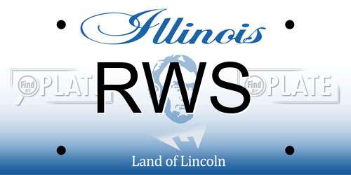 RWS Illinois License Plate