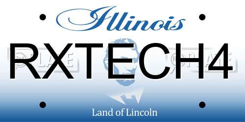 RXTECH4 Illinois License Plate