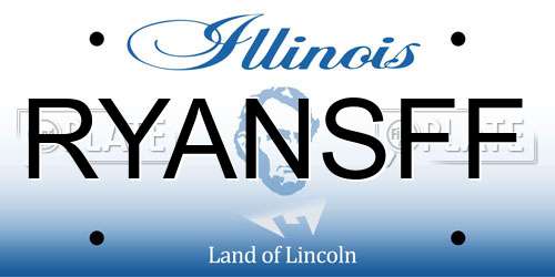 RYANSFF Illinois License Plate