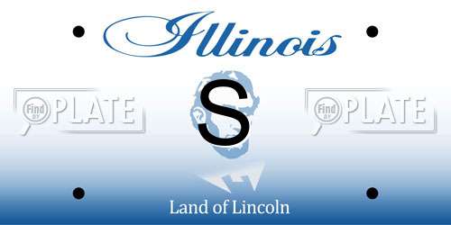 S Illinois License Plate