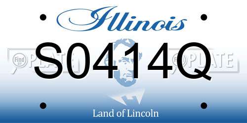 S0414Q Illinois License Plate