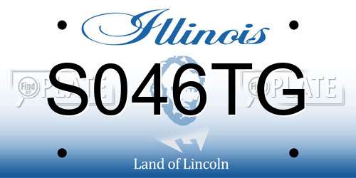 S046TG Illinois License Plate
