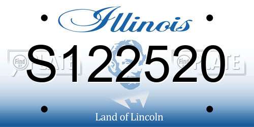 S122520 Illinois License Plate