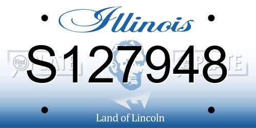 S127948 Illinois License Plate