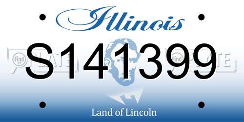 S141399 Illinois License Plate