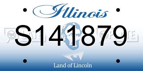 S141879 Illinois License Plate