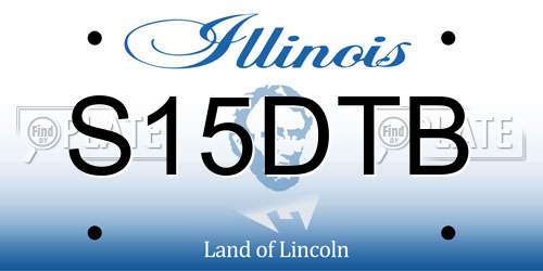S15DTB Illinois License Plate