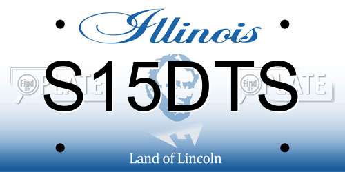 S15DTS Illinois License Plate