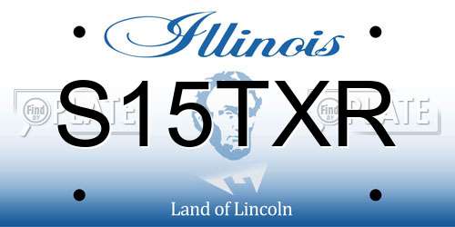 S15TXR Illinois License Plate