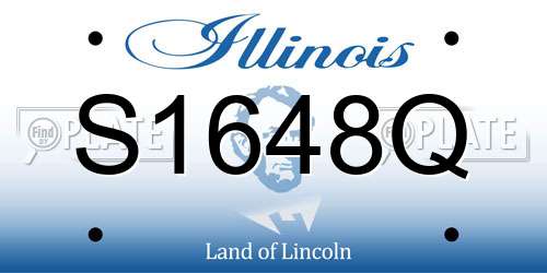 S1648Q Illinois License Plate
