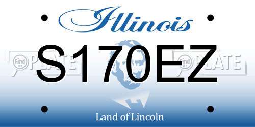 S170EZ Illinois License Plate