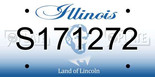 S171272 Illinois License Plate