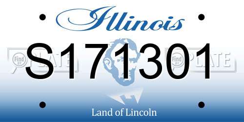 S171301 Illinois License Plate