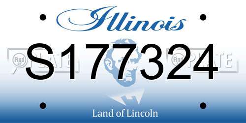 S177324 Illinois License Plate