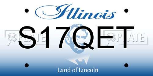 S17QET Illinois License Plate