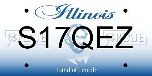 S17QEZ Illinois License Plate