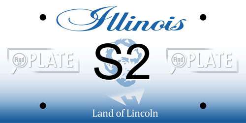 S2 Illinois License Plate
