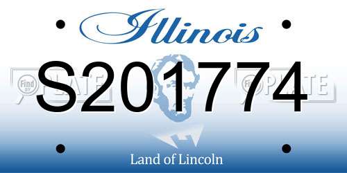 S201774 Illinois License Plate