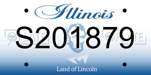 S201879 Illinois License Plate