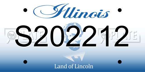 S202212 Illinois License Plate