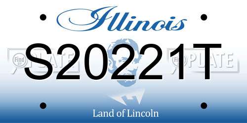 S20221T Illinois License Plate