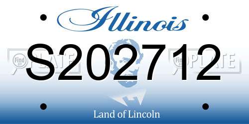 S202712 Illinois License Plate
