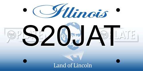 S20JAT Illinois License Plate