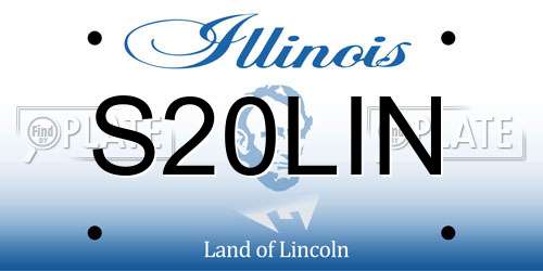 S20LIN Illinois License Plate