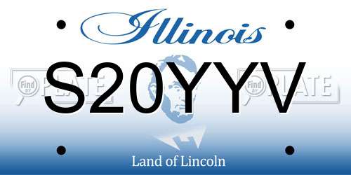 S20YYV Illinois License Plate