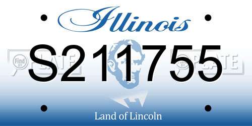 S211755 Illinois License Plate