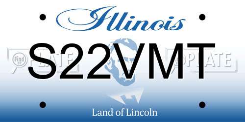 S22VMT Illinois License Plate
