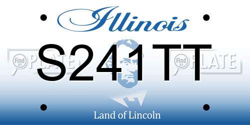 S241TT Illinois License Plate