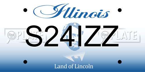 S24IZZ Illinois License Plate