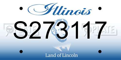 S273117 Illinois License Plate
