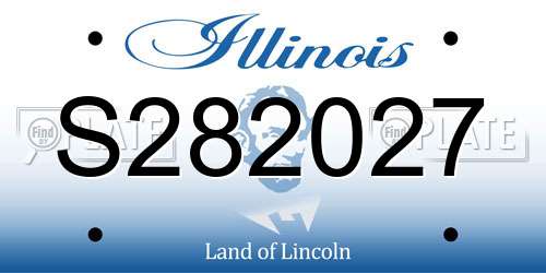S282027 Illinois License Plate