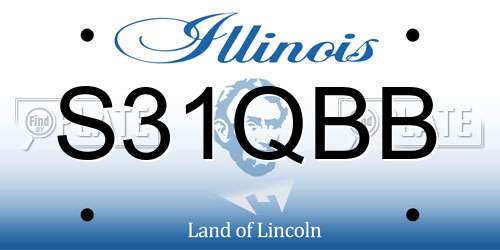 S31QBB Illinois License Plate