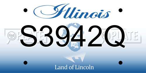S3942Q Illinois License Plate
