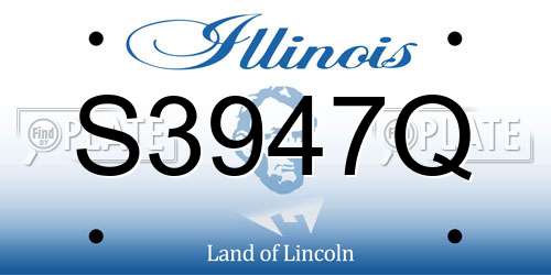 S3947Q Illinois License Plate