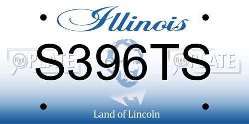 S396TS Illinois License Plate