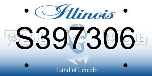 S397306 Illinois License Plate