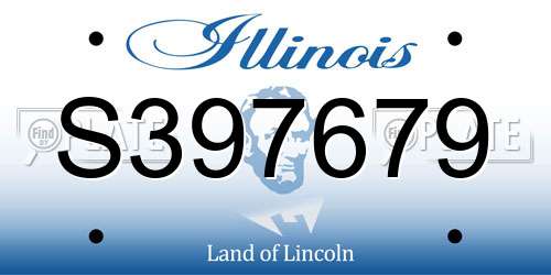 S397679 Illinois License Plate