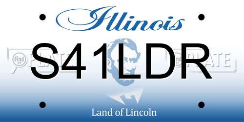 S41LDR Illinois License Plate