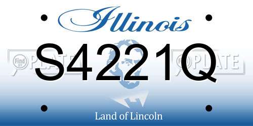 S4221Q Illinois License Plate