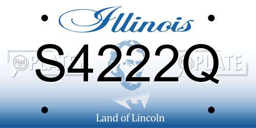 S4222Q Illinois License Plate