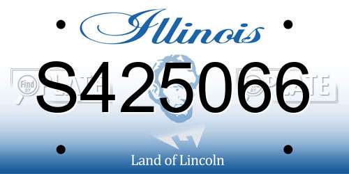 S425066 Illinois License Plate